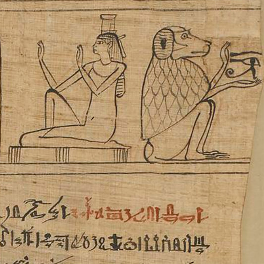 Thoth Holding the Eye Of Horus Giclée Print