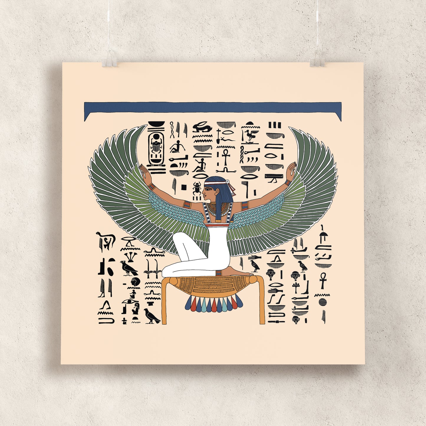 The Winged Goddess Isis Giclée Print