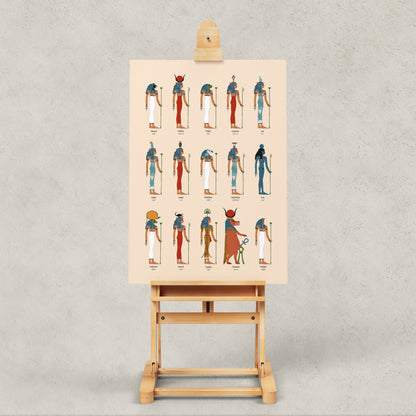 The Ancient Egyptian Goddesses Giclée Print