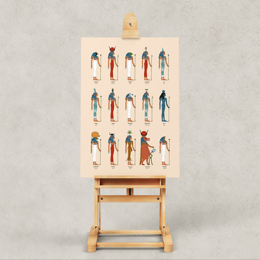 The Ancient Egyptian Goddesses Giclée Print