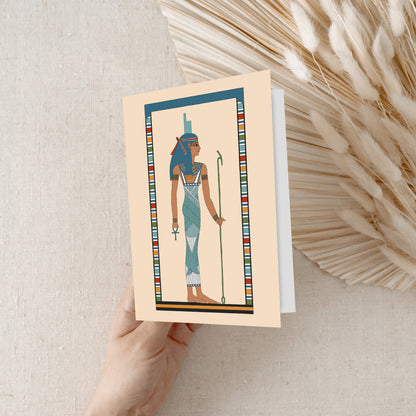 Isis Greeting Card
