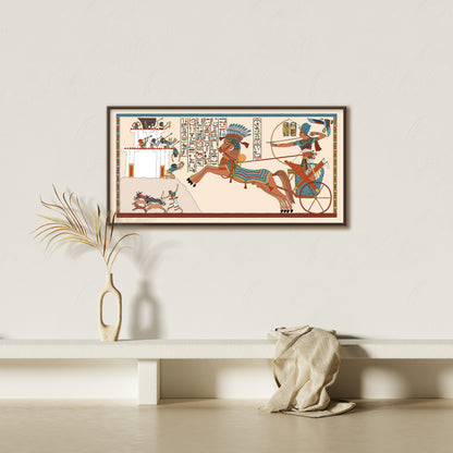 Ramesses in his War Chariot (Battle of Kadesh) Giclée Print