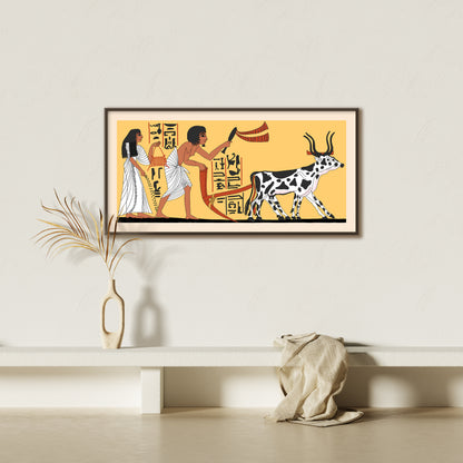 Ploughing in Sekhet Aaru Giclée Print