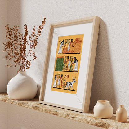 Sekhet Aaru Tryptych Giclée Print