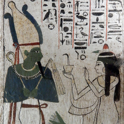 Neskhons Making Offerings to Osiris Giclée Print