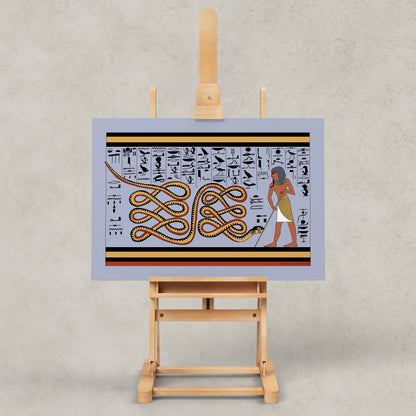 Atum Repelling Apep in the Underworld Giclée Print