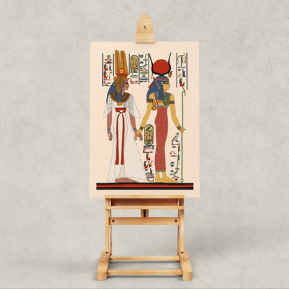 Queen Nefertari and Isis Giclée Print