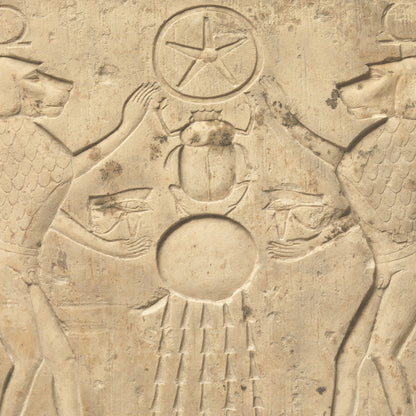 Khepri and Thoth’s Sacred Baboons Giclée Print