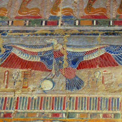 The Goddess Nekhbet in Vulture Form Giclée Print