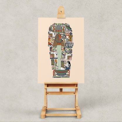 Deified Amenhotep I in the Guise of Osiris Giclée Print