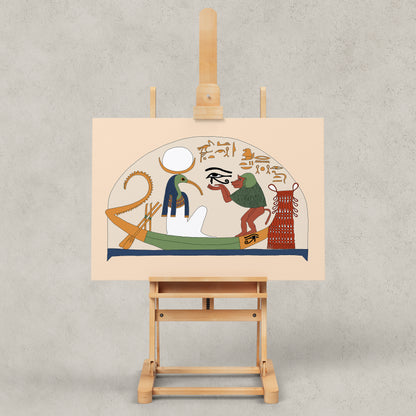 Iah-Thoth and the Wadjet Eye Giclée Print