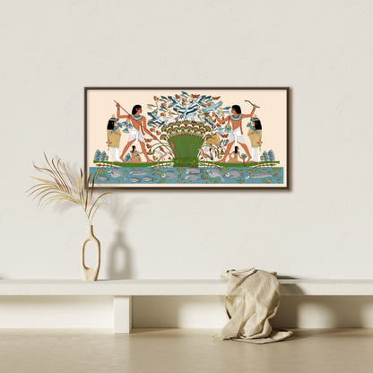 Nebamun Hunting in the Marshes (Reconstructed) Giclée Print