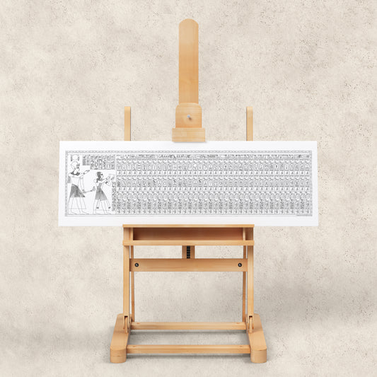 The Abydos King List (Monochrome) Giclée Print