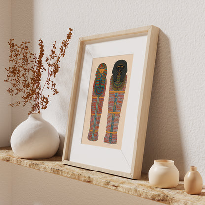 The Two Brothers: Khnumnakht and Nakhtankh Giclée Print