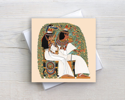 Userhat Beneath the Sycamore Tree Greeting Card